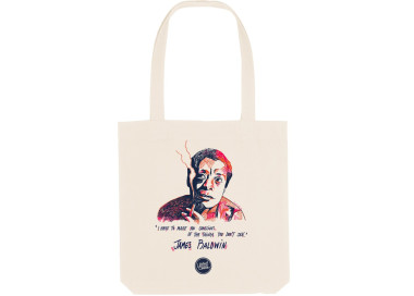 Tote bag écoloigique James Baldwin