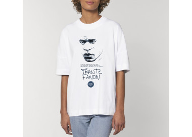 T-shirt unisex oversize | Frantz Fanon blanc
