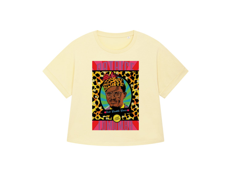 Lumumba Pop Art  I Le T-shirt Oversize