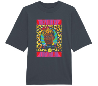 Lumumba Pop Art  I Le T-shirt oversize Unisexe