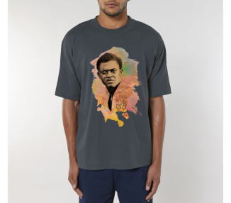 Patrice Lumumba Color I Le T-shirt Unisexe Oversize