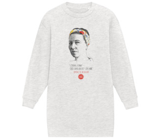 Simone de Beauvoir I La Robe Sweat-shirt Oversize