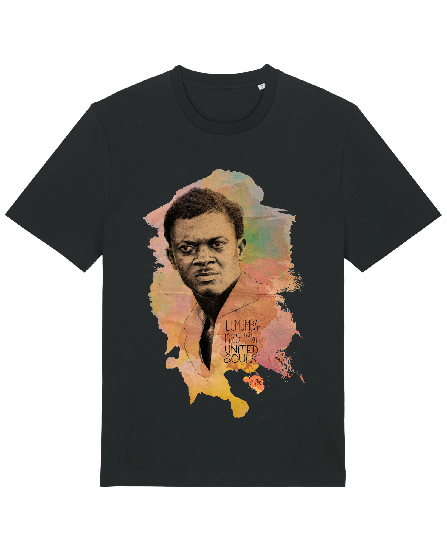 Patrice Lumumba Color I  Le T-shirt Iconique