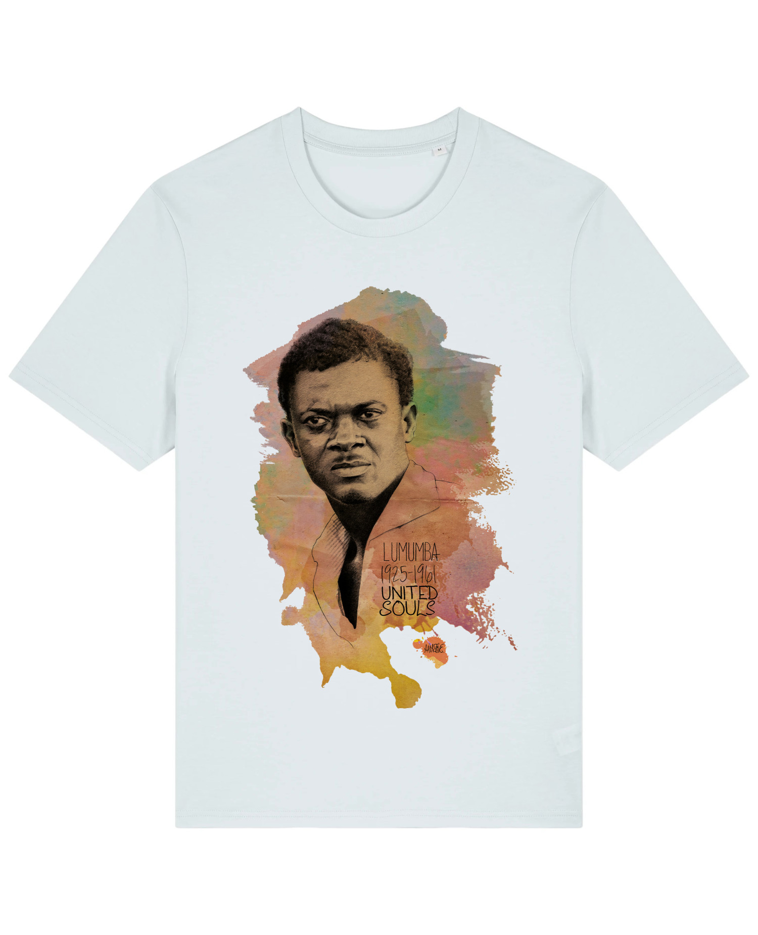 Patrice Lumumba Color I  Le T-shirt Iconique