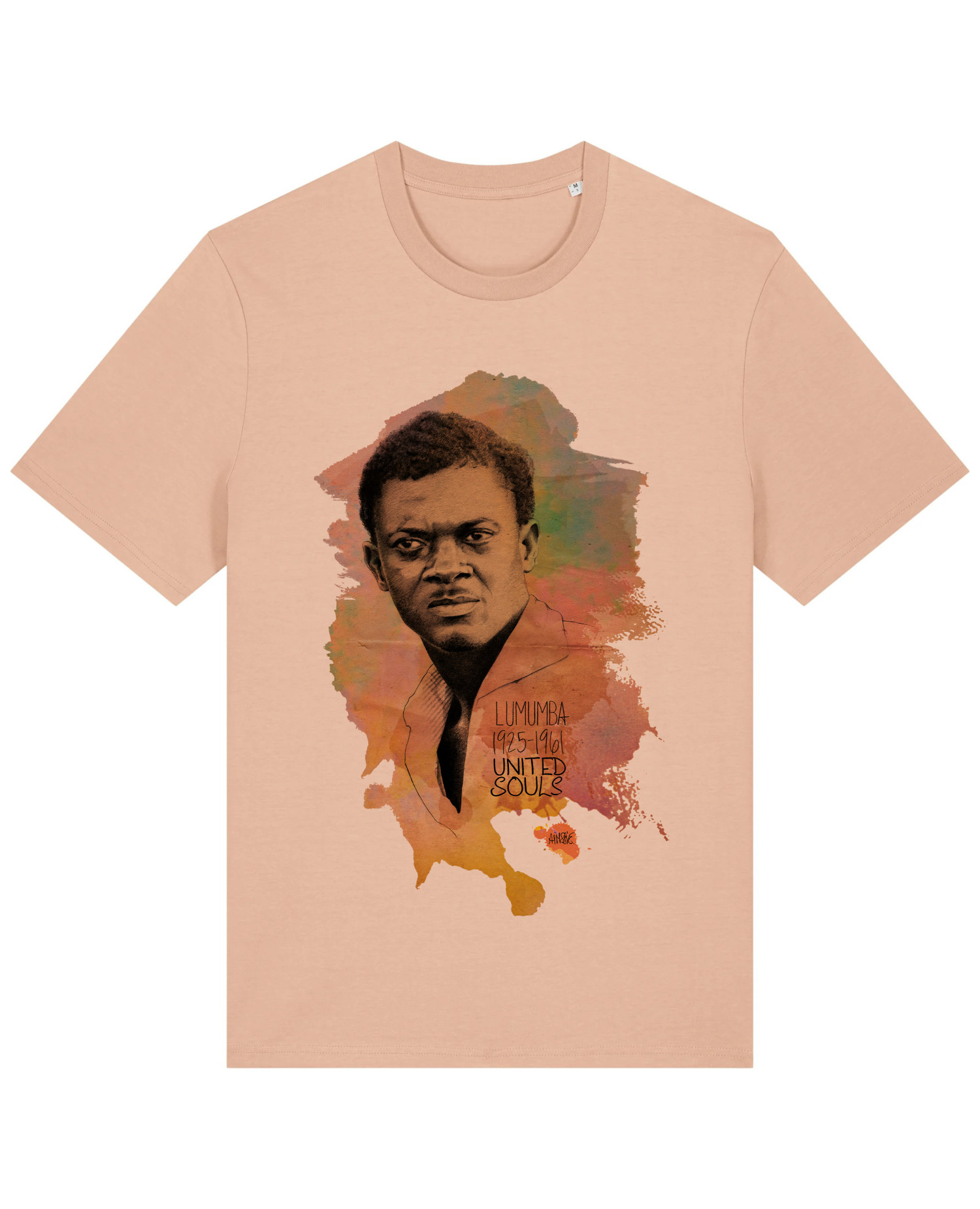 Patrice Lumumba Color I  Le T-shirt Iconique