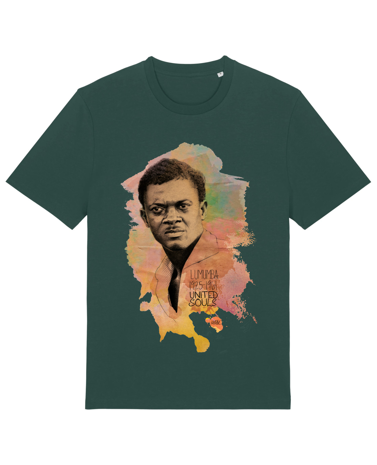 Patrice Lumumba Color I  Le T-shirt Iconique