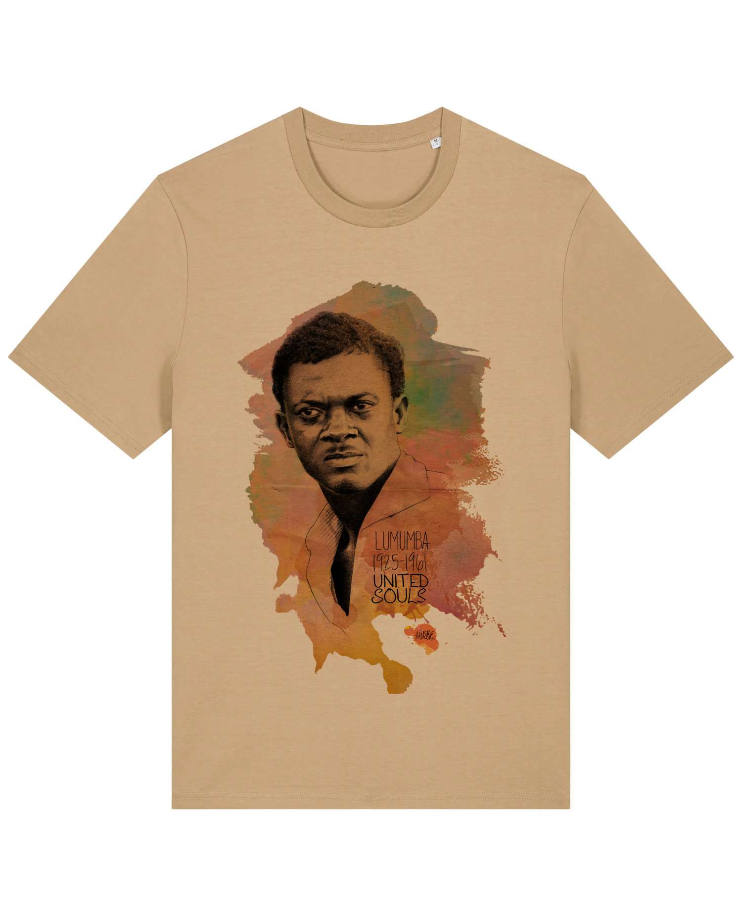 Patrice Lumumba Color I  Le T-shirt Iconique