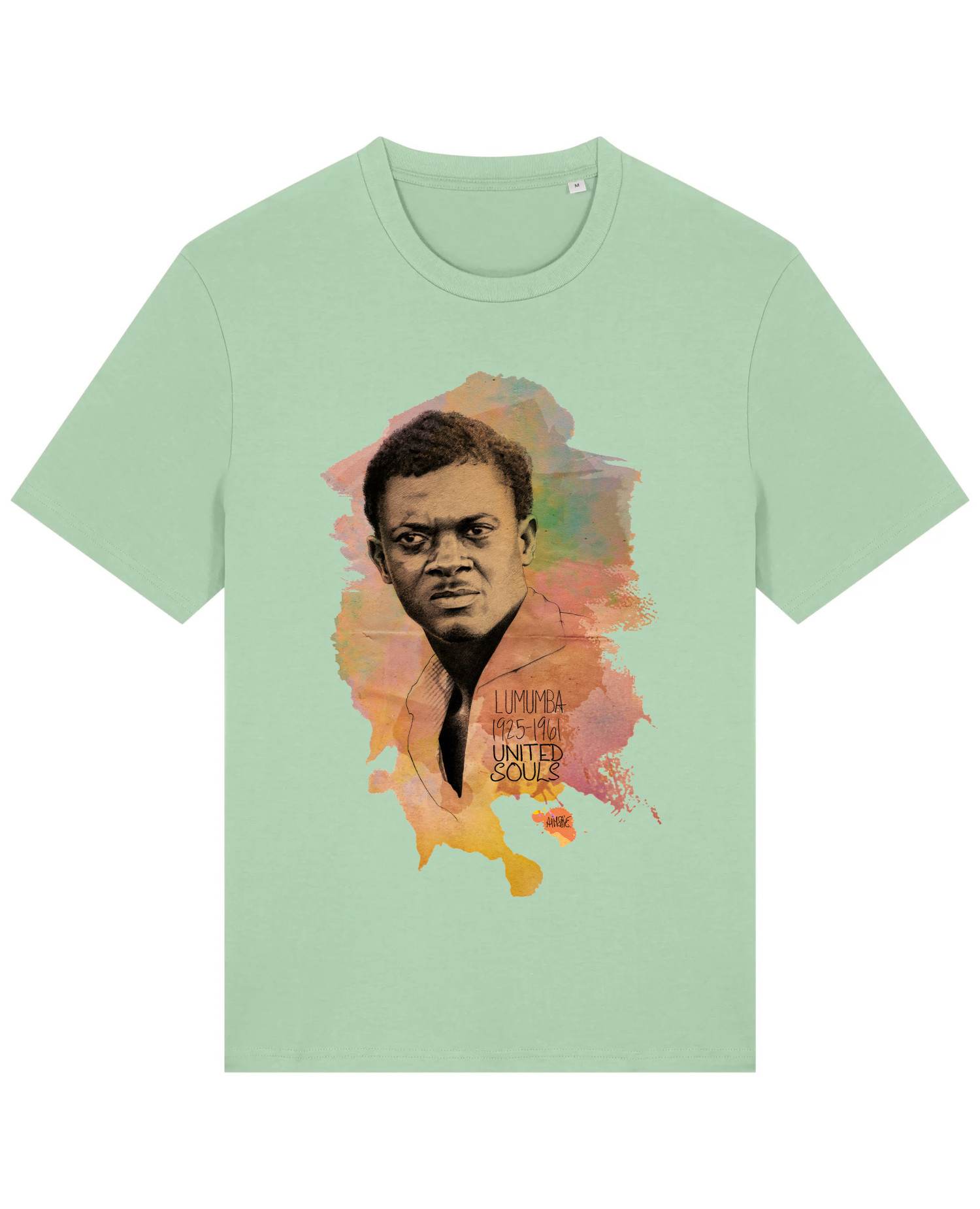 Patrice Lumumba Color I  Le T-shirt Iconique